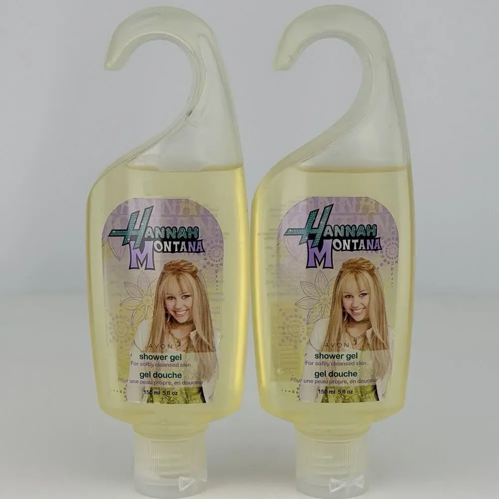 2008 Avon Disney Hannah Montana Shower Gel 5 Fl Oz‎ Lot of 2 New Miley Cyrus